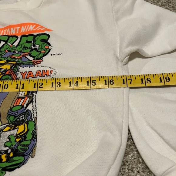 Vintage 1988 Ninja Turtles Sweatshirt Kids Unisex Size M - Picture 5 of 8